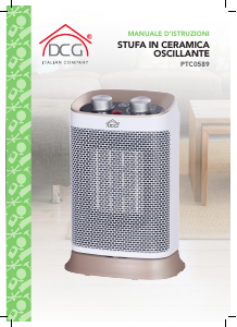Manuale DCG PTC0589 Termoventilatore
