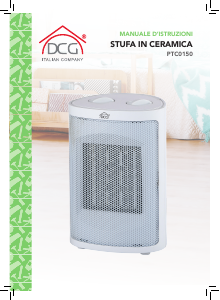 Manuale DCG PTC0150 Termoventilatore