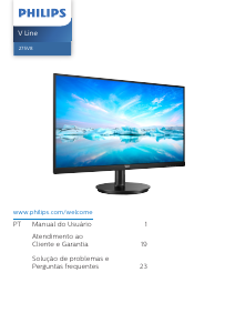 Manual Philips 275V8LA V Line Monitor LED