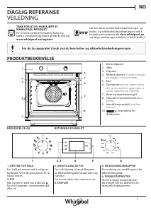 Bruksanvisning Whirlpool OAS KP8V1 IX SE Ovn