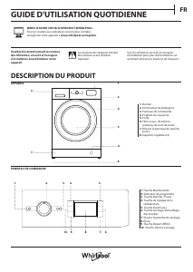 Mode d’emploi Whirlpool FFWDB 964369 WV EE Lave-linge séchant