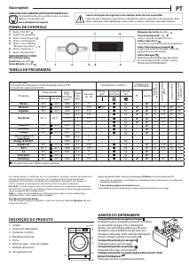 Manual Whirlpool FFS 8258 W SP Máquina de lavar roupa