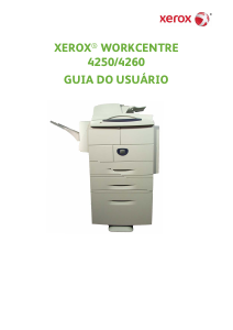 Manual Xerox WorkCentre 4250 Impressora multifunções