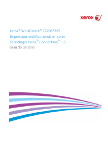 Manual Xerox WorkCentre 7225 Impressora multifunções