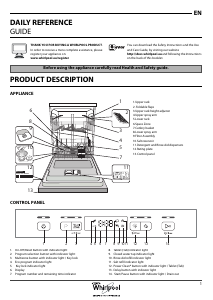Manual Whirlpool WFC 3C24 P X UK Dishwasher