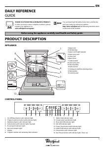 Manual Whirlpool WFO 3T323 6P X UK Dishwasher
