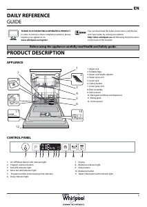 Manual Whirlpool WIC 3C26 UK Dishwasher