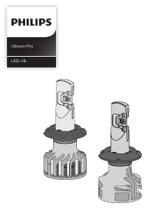 Bedienungsanleitung Philips LUM11012U51X2 Ultinon Pro Autoscheinwerfer