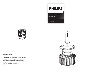 Manuale Philips LUM11366U3022X2 Ultinon Pro Faro per auto