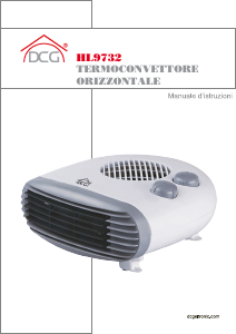 Manuale DCG HL9732 Termoventilatore