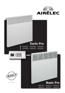 Manuál Airelec A693867 Tactic Pro Topení