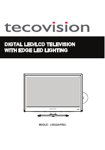 Bruksanvisning Tecovision LED22AFRDL LED TV