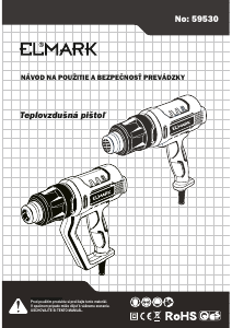 Priročnik Elmark 59530 Grelna pištola