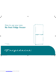 Handleiding Frigidaire FRC150FF Koel-vries combinatie