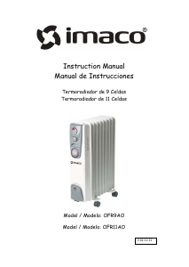 Manual de uso Imaco OFR9AO Calefactor