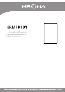Руководство Krona KRMFR101 Холодильник
