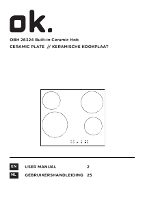 Manual OK OBH 26324 Hob