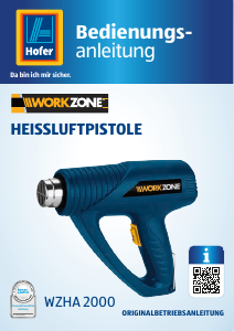 Bedienungsanleitung Workzone WZHA 2000 Heissluftpistole
