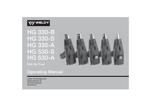 Manual de uso Weldy HG 330-B Decapador por aire caliente