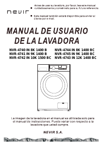 Handleiding Nevir NVR-4740 IN 8K 1400B Wasmachine