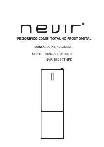 Manual Nevir NVR-5602 CTNFD Fridge-Freezer