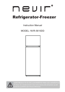 Handleiding Nevir NVR-5610 DD Koel-vries combinatie