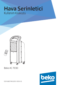 Kullanım kılavuzu BEKO AC 7030 Klima