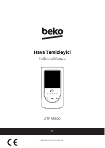 Kullanım kılavuzu BEKO ATP 35500 Hava filtresi