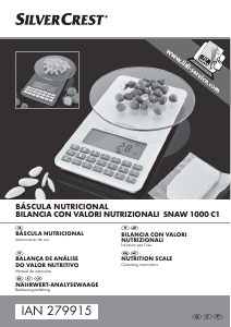 Manual SilverCrest IAN 279915 Balança de cozinha
