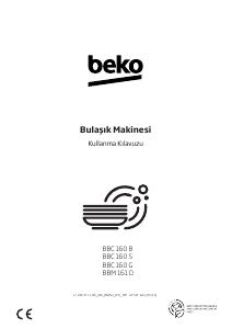 Kullanım kılavuzu BEKO BBC 160 G Bulaşık makinesi