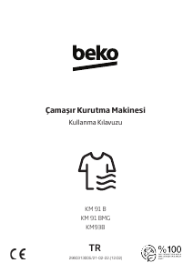 Kullanım kılavuzu BEKO KM 93 B Kurutma makinesi