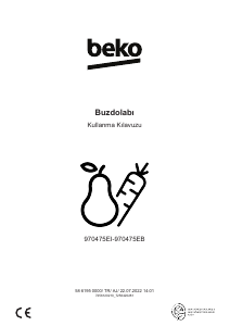 Kullanım kılavuzu BEKO 970475 EB Donduruculu buzdolabı
