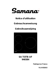 Bedienungsanleitung Samana SA TI 3 TB AF Kochfeld