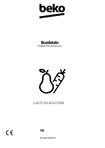 Kullanım kılavuzu BEKO 854270 MB Donduruculu buzdolabı