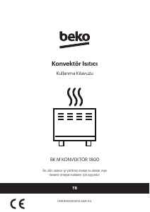 Kullanım kılavuzu BEKO BK M KONVEKTOR 1800 Isıtıcı