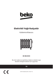Kullanım kılavuzu BEKO BK 9M 2000 Isıtıcı