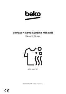 Kullanım kılavuzu BEKO CM 960 YK Çamaşır kurutma makinesi
