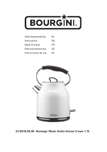 Mode d’emploi Bourgini 23.0008.00.00 Nostalgic Bouilloire