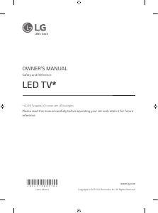 Handleiding LG 43LM6500PLB LED televisie