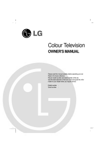 Handleiding LG 21K5RBE Televisie