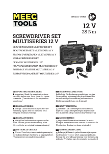 Bruksanvisning Meec Tools 019-820 Skruvdragare