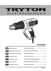 Handleiding Tryton THL2000B Heteluchtpistool