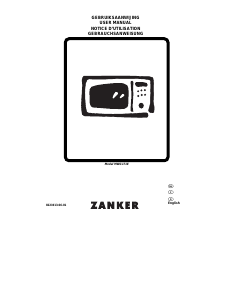 Handleiding Zanker MWG 171E Magnetron