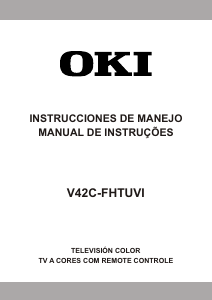 Manual OKI V42C-FHTUVI Televisor LCD