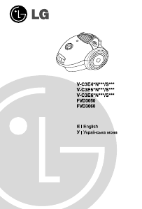 Manual LG V-C3E57ST Vacuum Cleaner