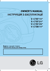 Manual LG V-C7B81HT Vacuum Cleaner