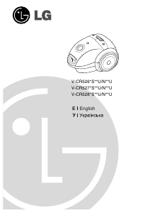 Manual LG V-C5283STU Vacuum Cleaner