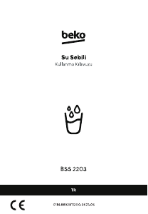Kullanım kılavuzu BEKO BSS 2203 Su sebili