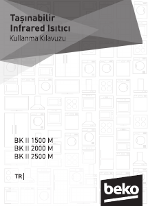 Kullanım kılavuzu BEKO BK II 2500 M Palmiye soba