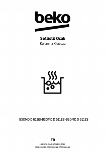 Kullanım kılavuzu BEKO BSOMD D 611EB Ocak